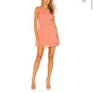 Torren Mini Dress in Sorbet Pink